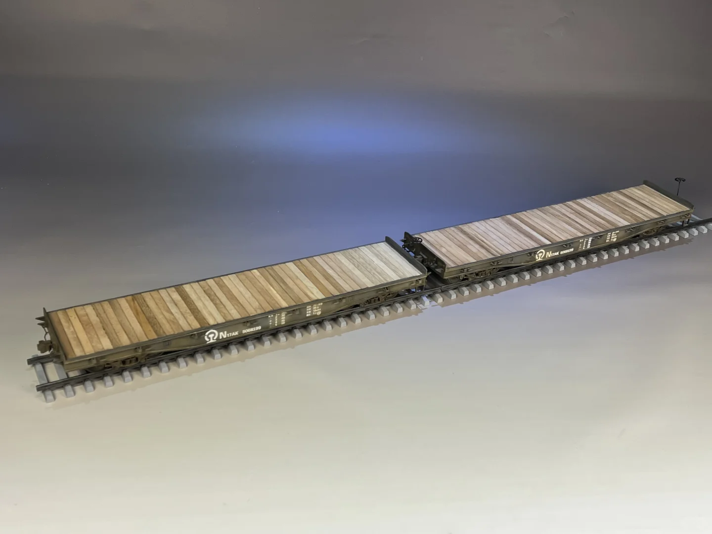 中国N17AK型铁路平车