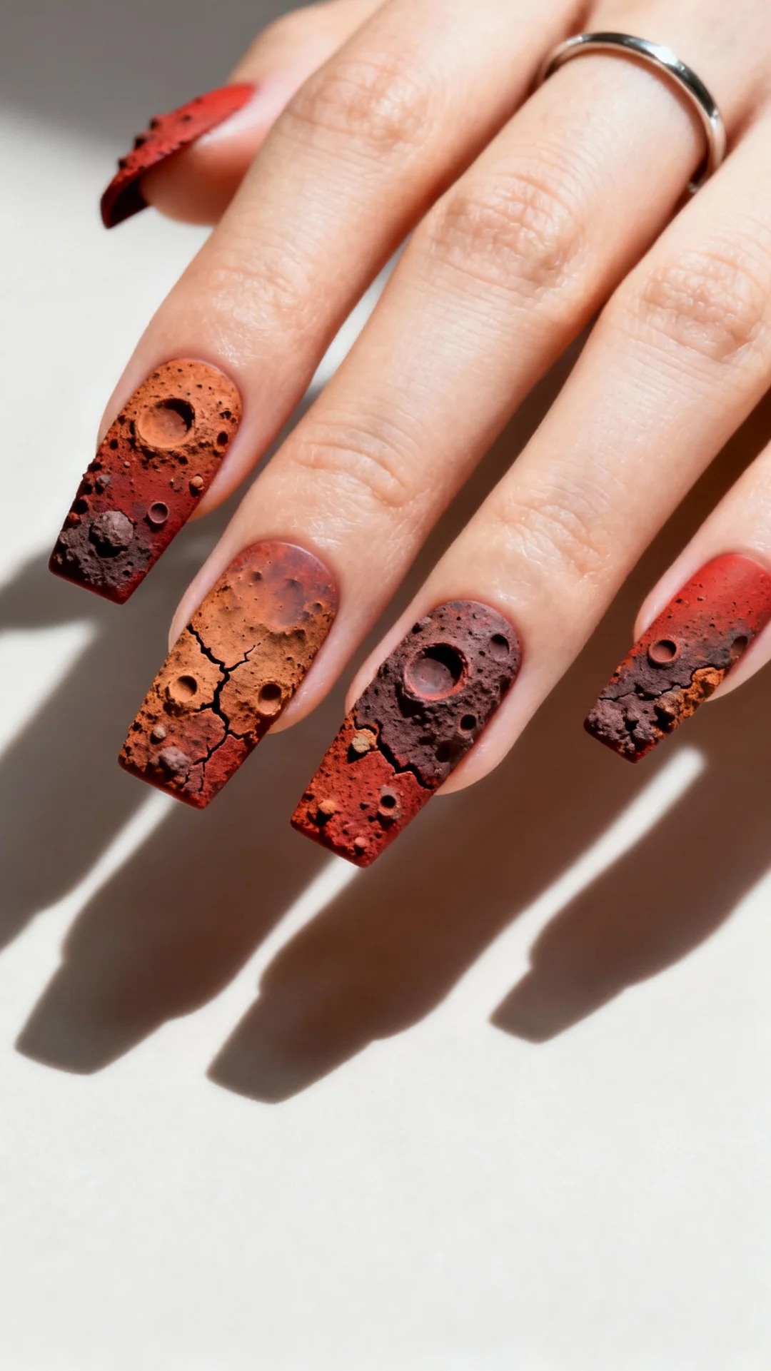 火星表面美甲｜指尖上的宇宙浪漫