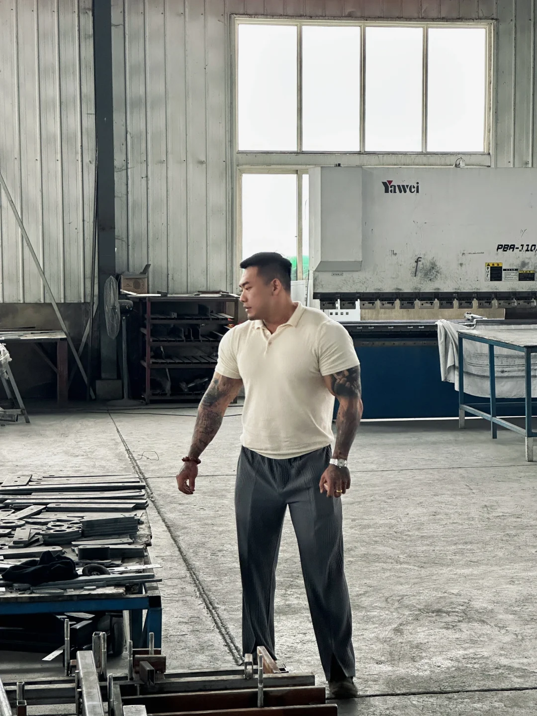 悍德威工厂视察