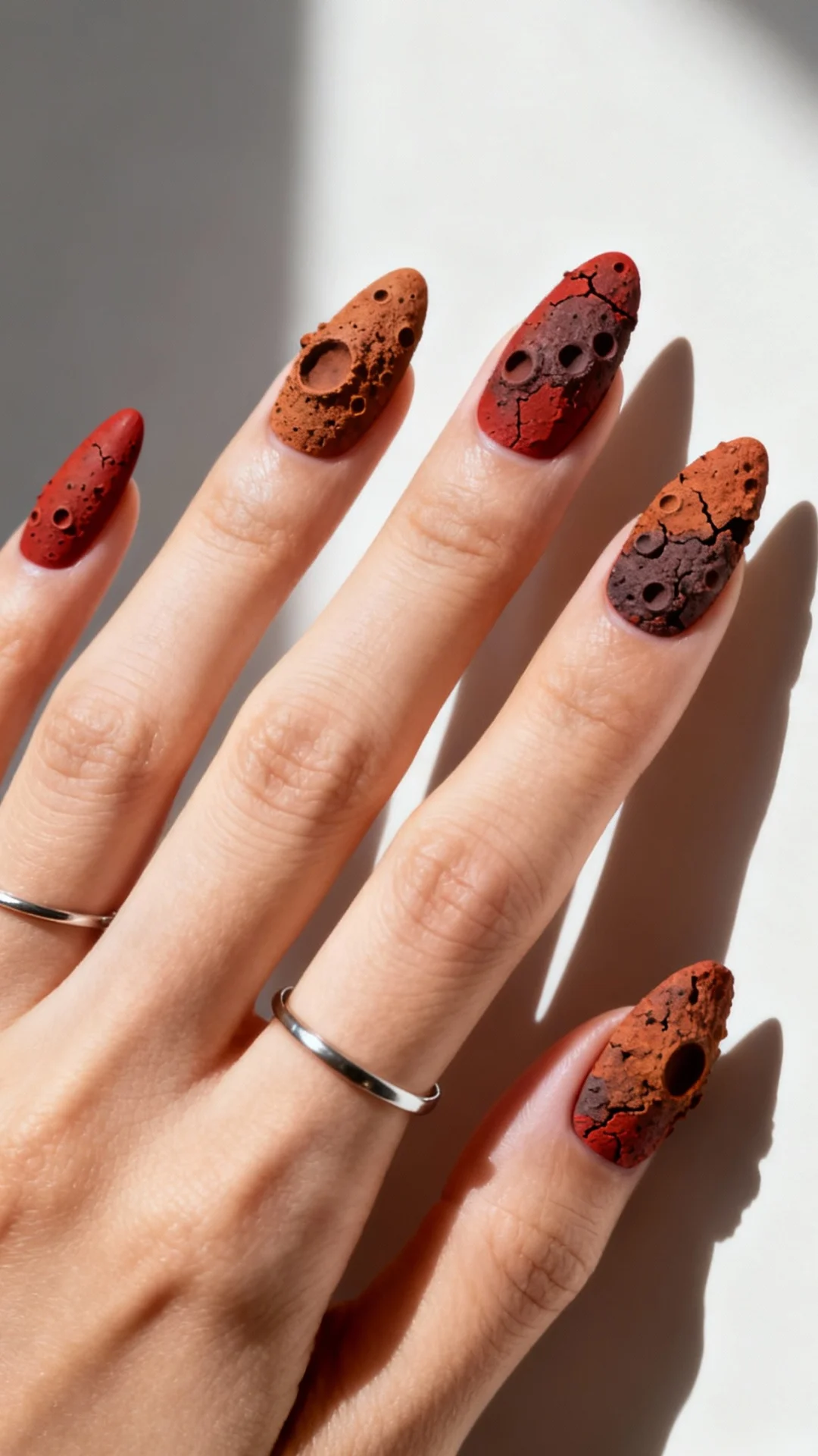 火星表面美甲｜指尖上的宇宙浪漫