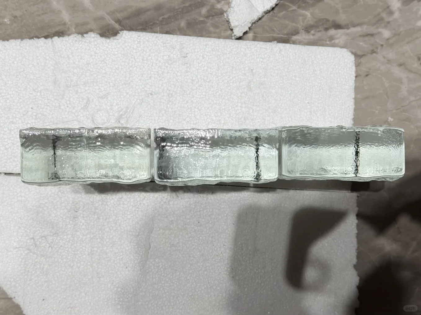 玻璃砖热乎乎的对比来啦！