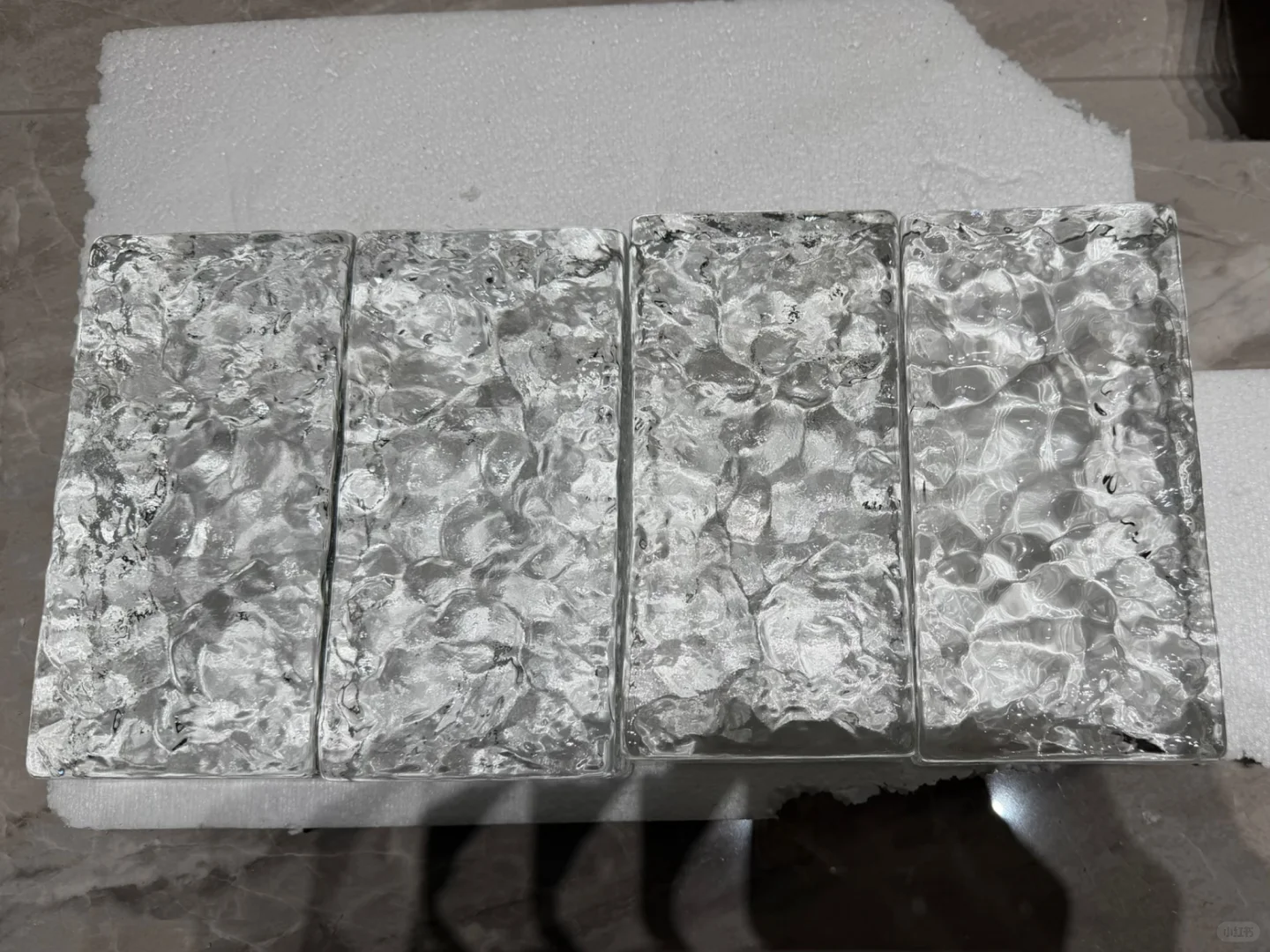 玻璃砖热乎乎的对比来啦！