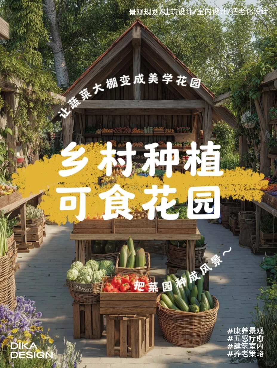 乡村种植空间，打造可食地景花园??