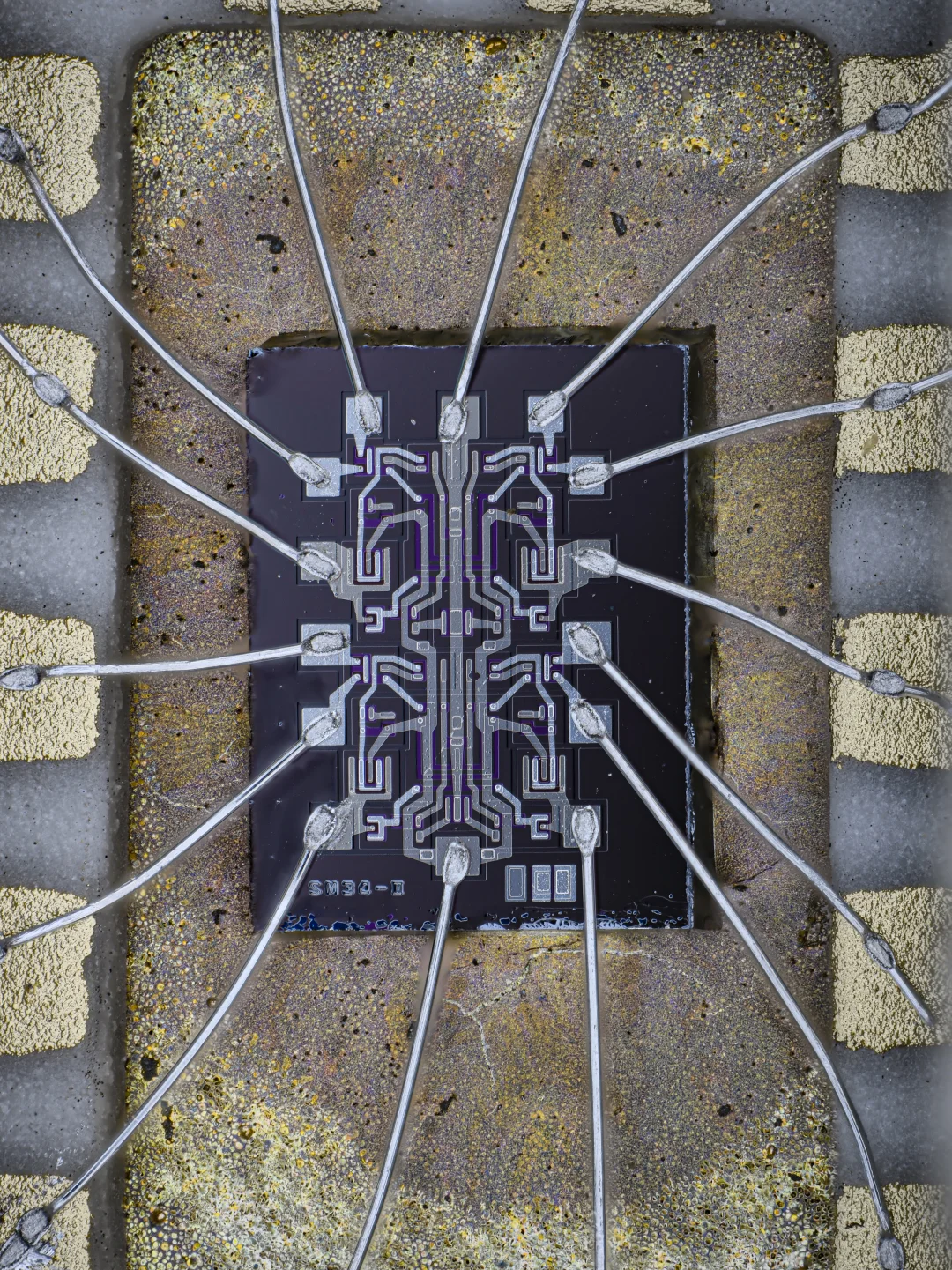 微观世界探索丨古老芯片丨5倍两种布光