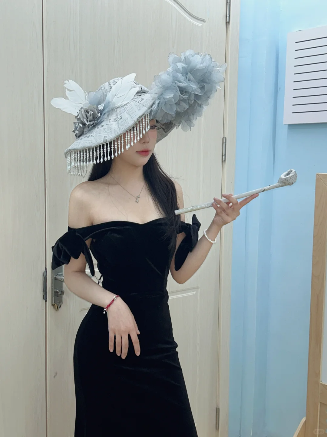 报纸帽子手工作品