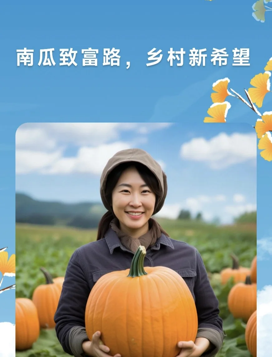 我在农村种南瓜发了家