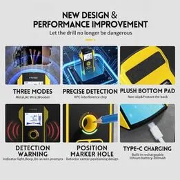 ?便携式手持金属探测器墙扫描仪