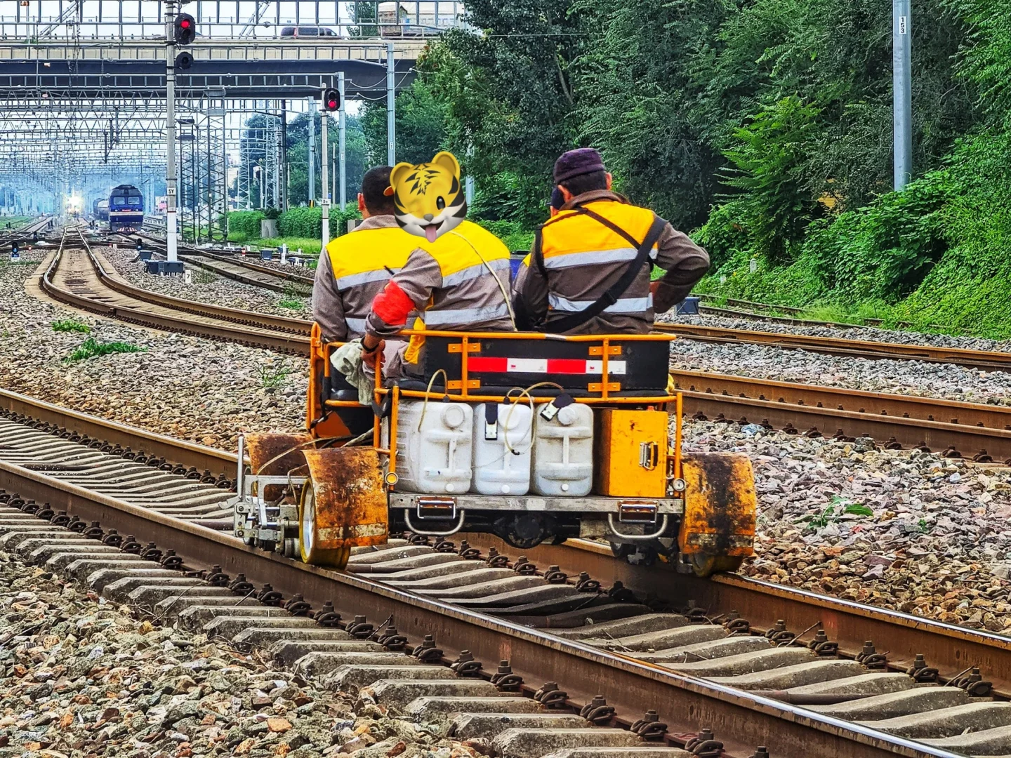 你们见过铁路钢轨上的“卡丁车”吗？