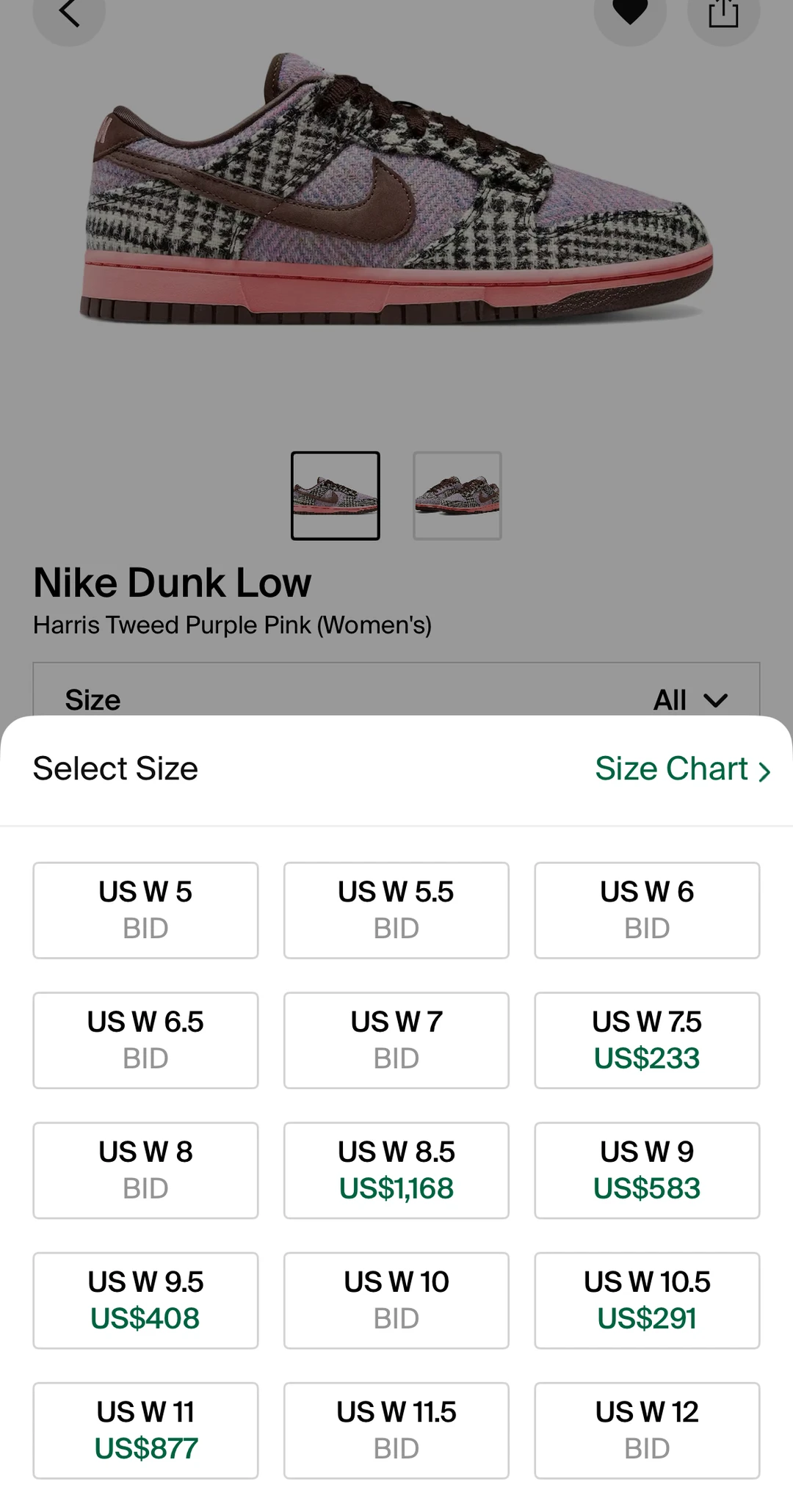 Nike Dunk Low 联名 Harris Tweed Women’s