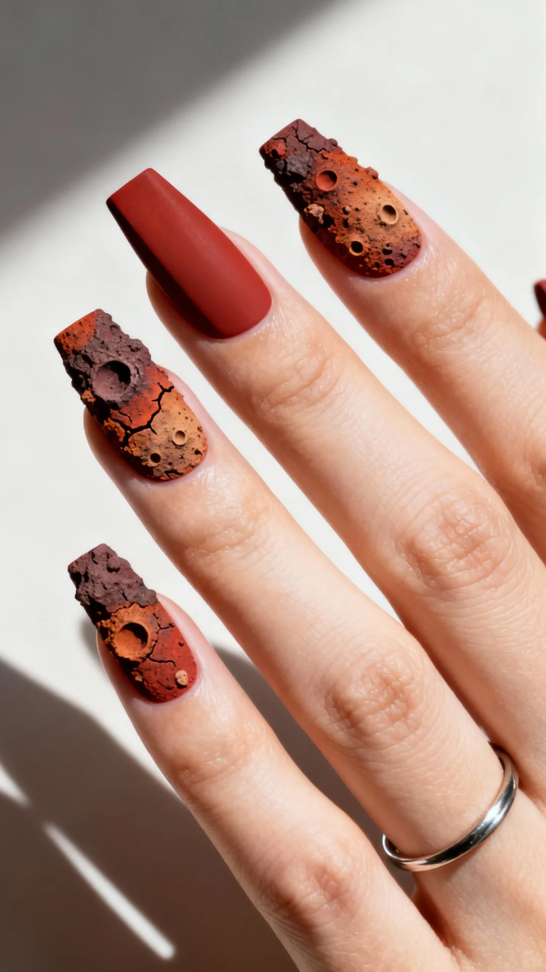 火星表面美甲｜指尖上的宇宙浪漫