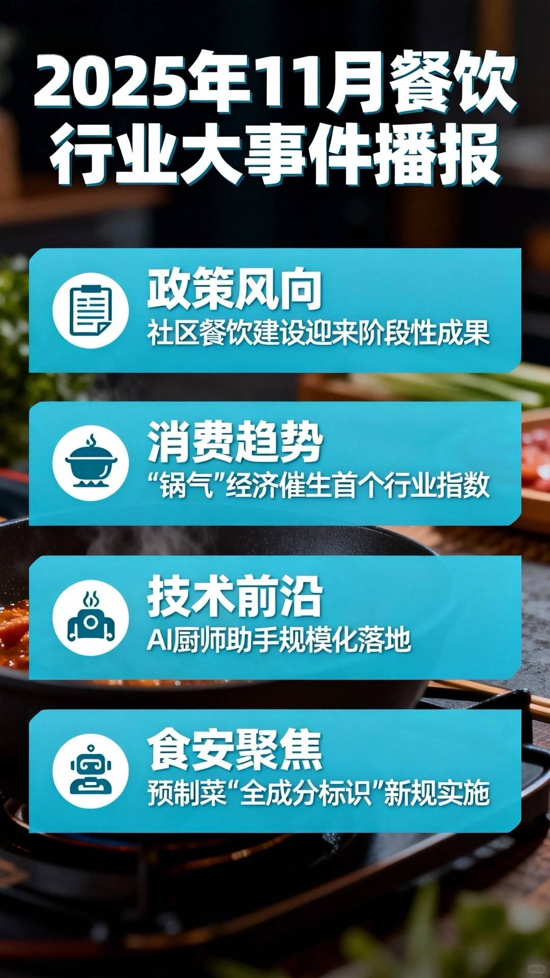 这波餐饮行业大事件，你get到了吗