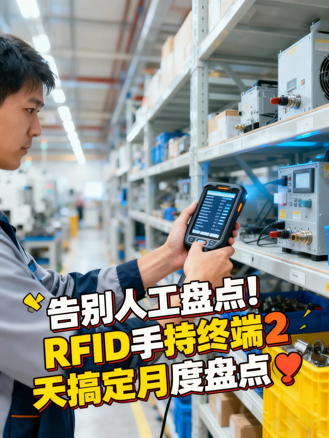 智能工厂新标配:RFID 手持终端真的靠谱!