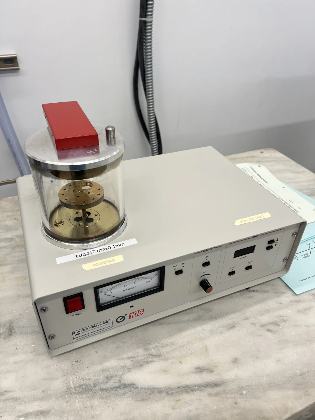 一个纳米实验室设备清单及照片