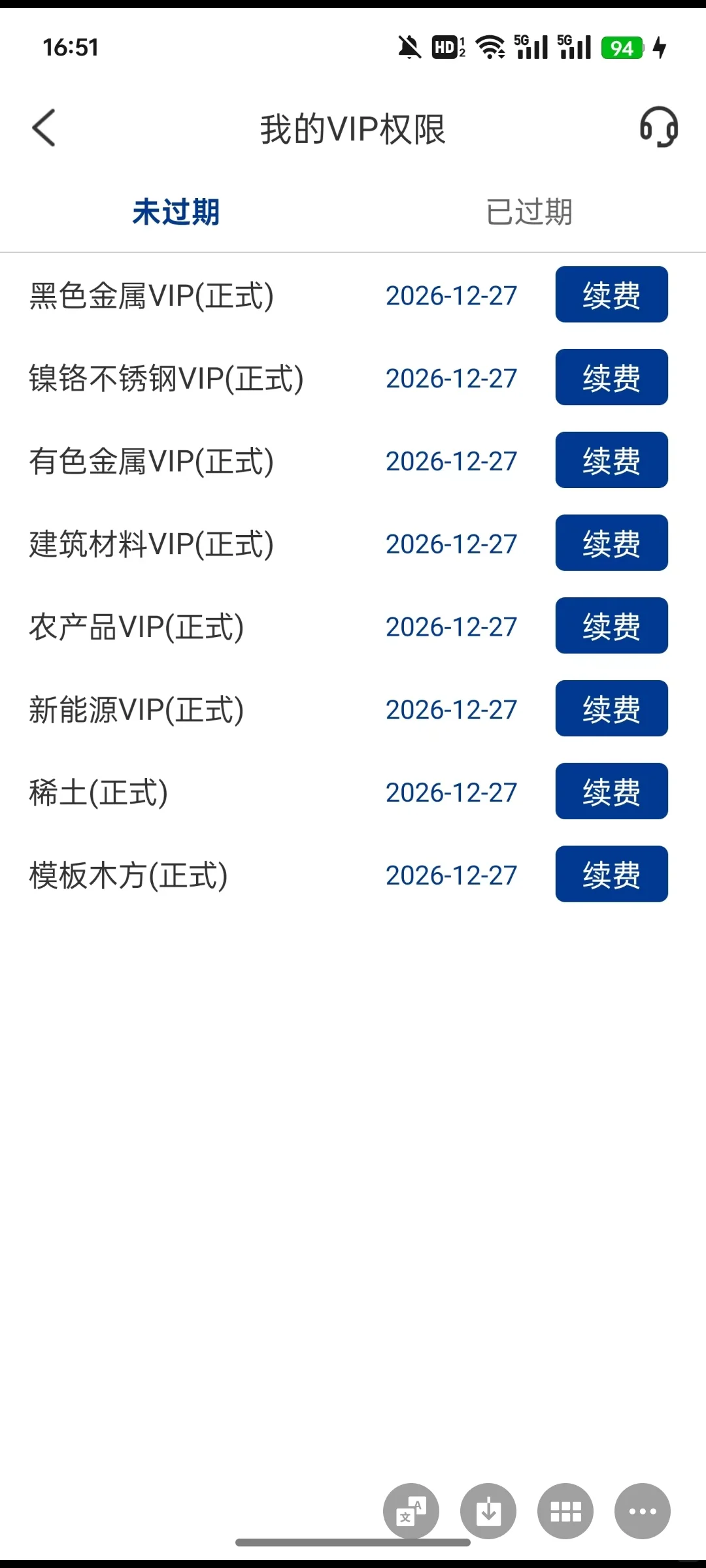 我的钢铁网全部板块数据