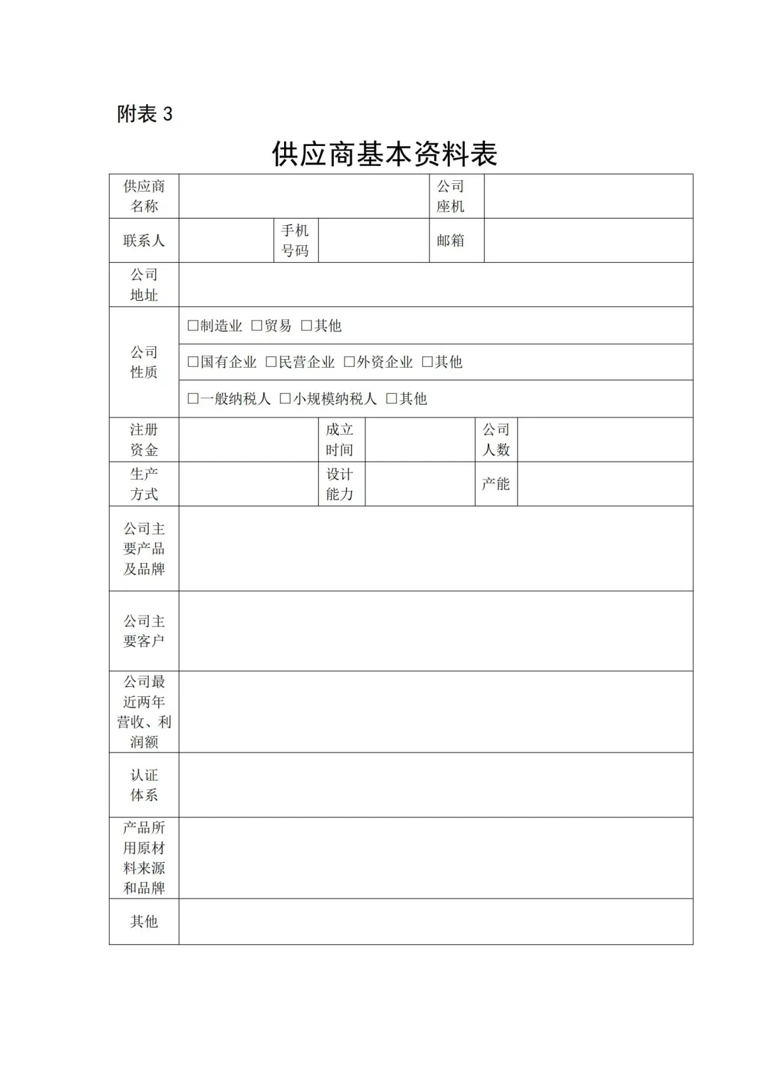国企合规｜国有企业供应商管理制度‼️