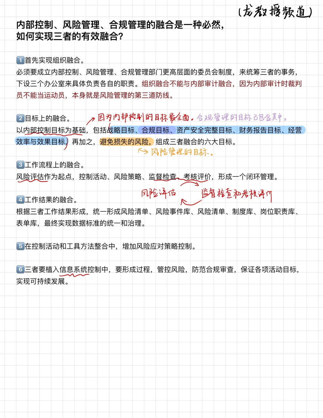 内部控制、风险管理、合规管理到底咋区别？