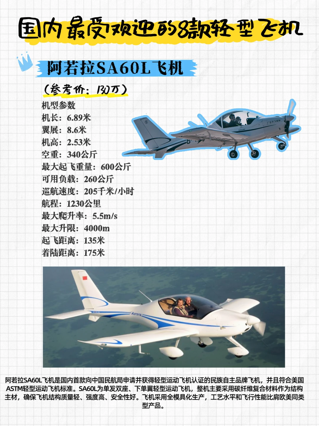 国内最受欢迎的8款飞机