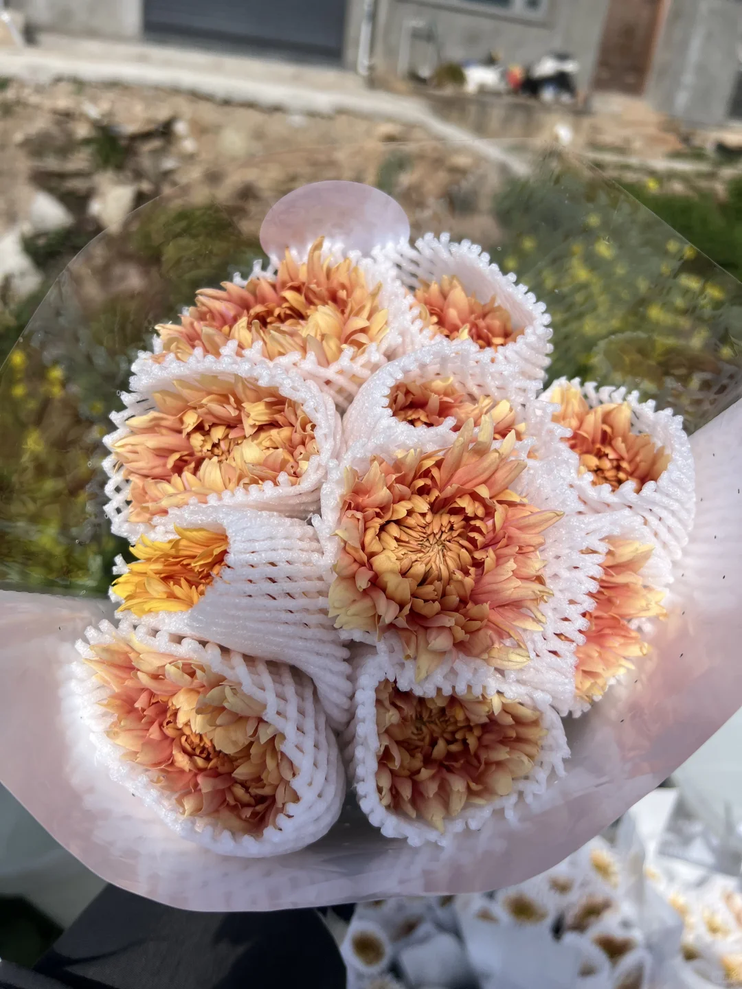 一天单头上花量500把～