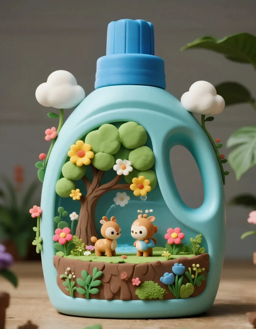 粘土｜洗衣液改造