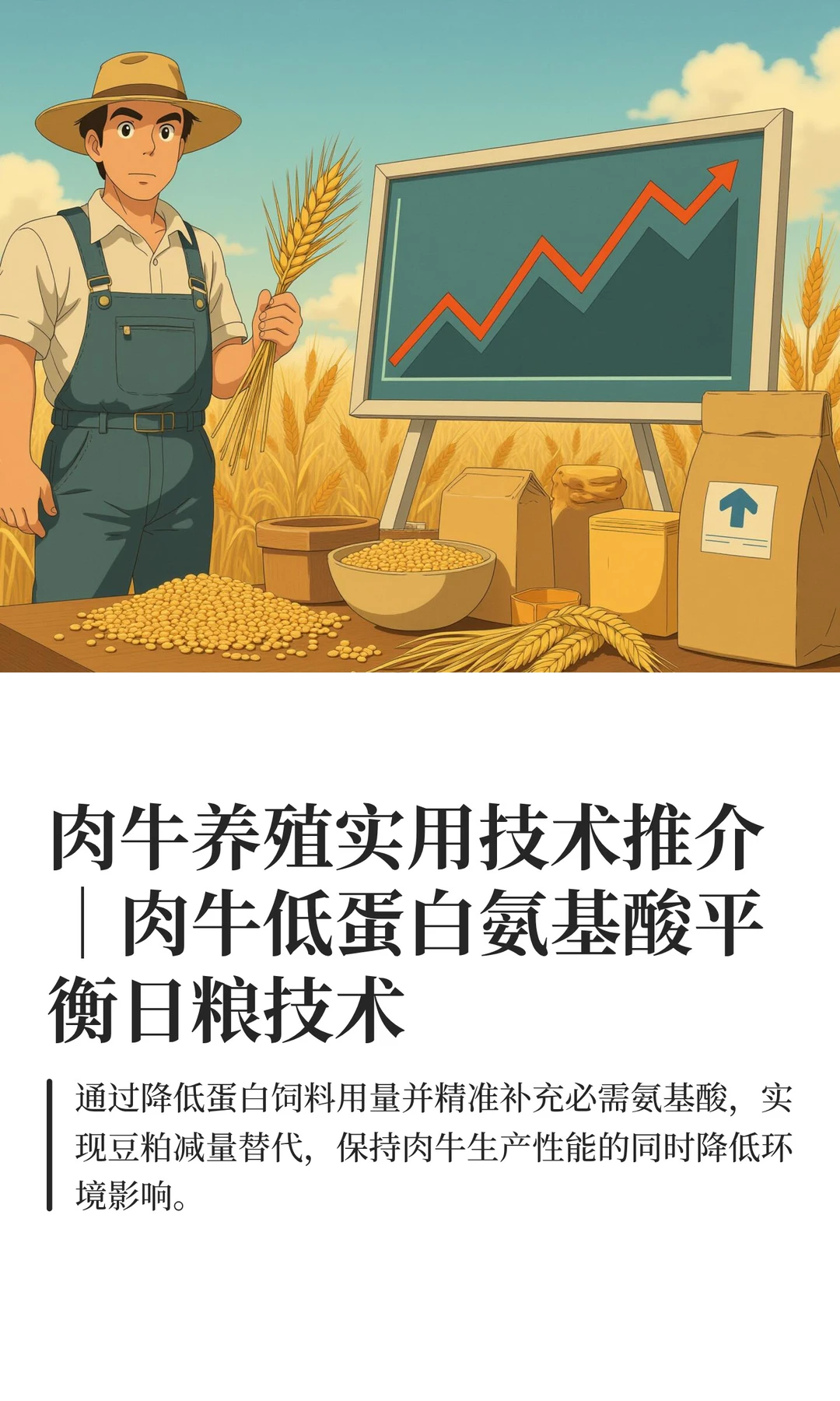 肉牛养殖实用技术推介｜肉牛低蛋白氨基酸平