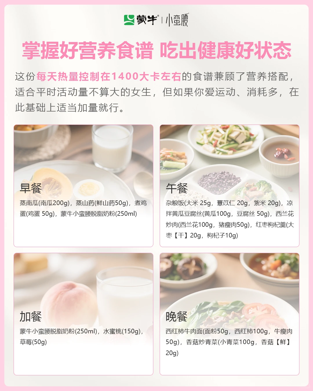 管理期怎么吃才健康？这份营养食谱请收好