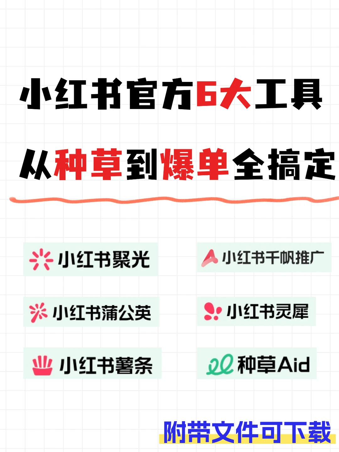 2026小红书官方6大工具从种草到爆单全搞定