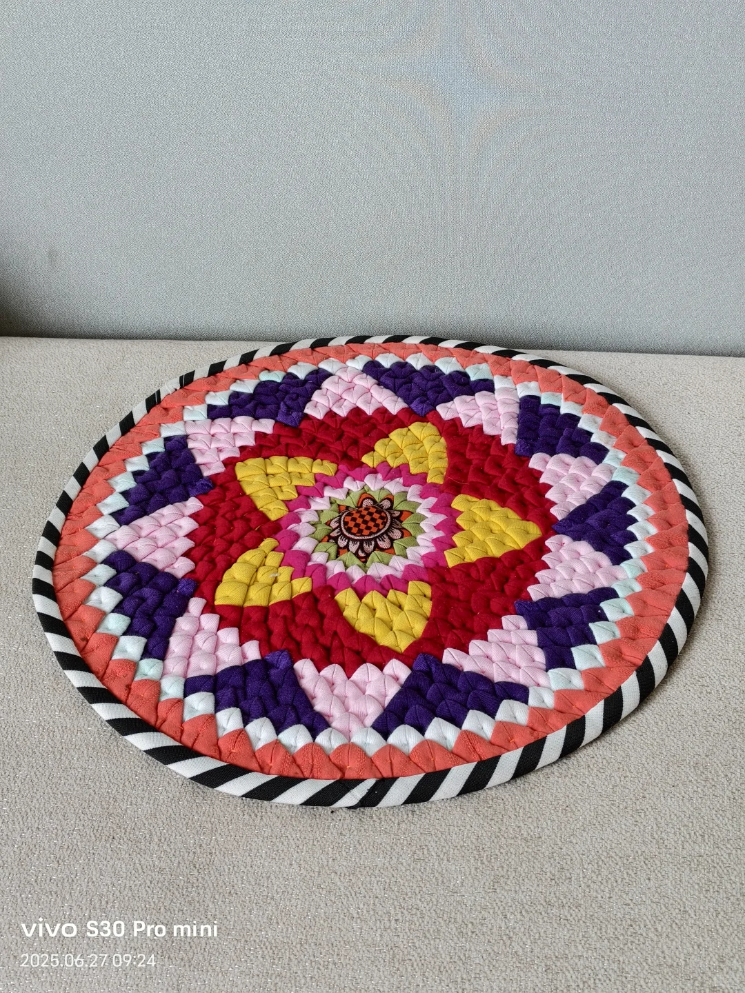 姑姑送的垫子也太好看了吧！