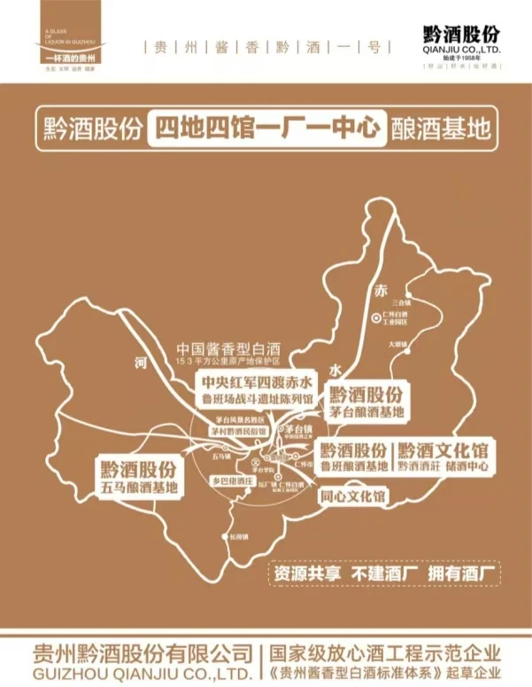 黔酒股份“四地四馆一厂一中心”