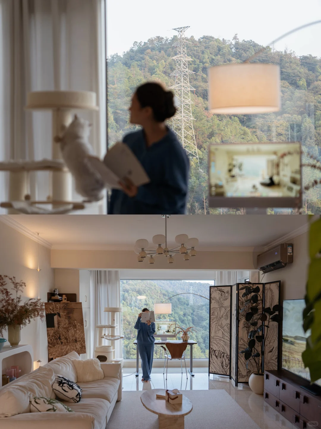 帮房东装完落地窗后，出租屋让我住成了家