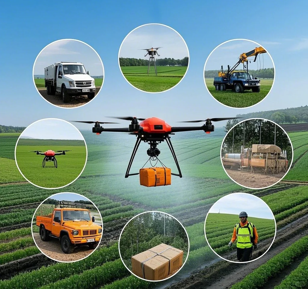 被老板骂偷懒？用15kg载重无人机配送年货