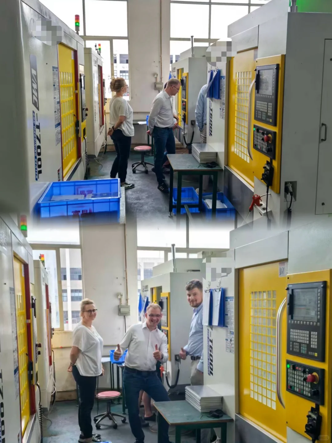 我们家的CNC加工中心迎来第一批国外客户