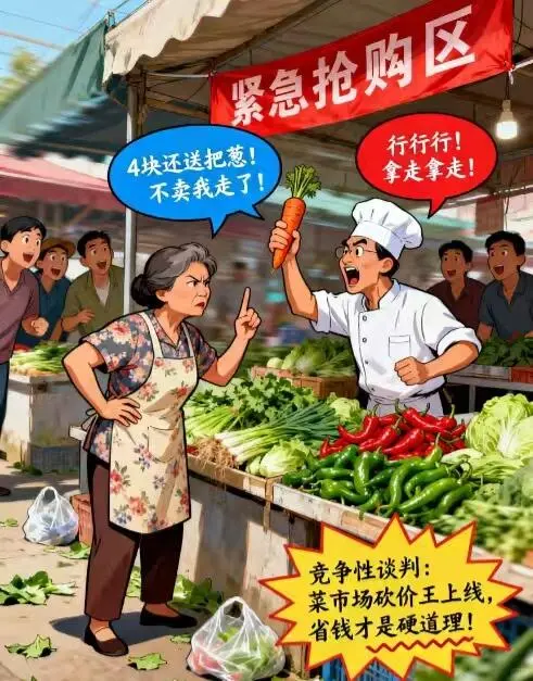 公开招标、竞争性谈判、竞争性磋商搞笑解释