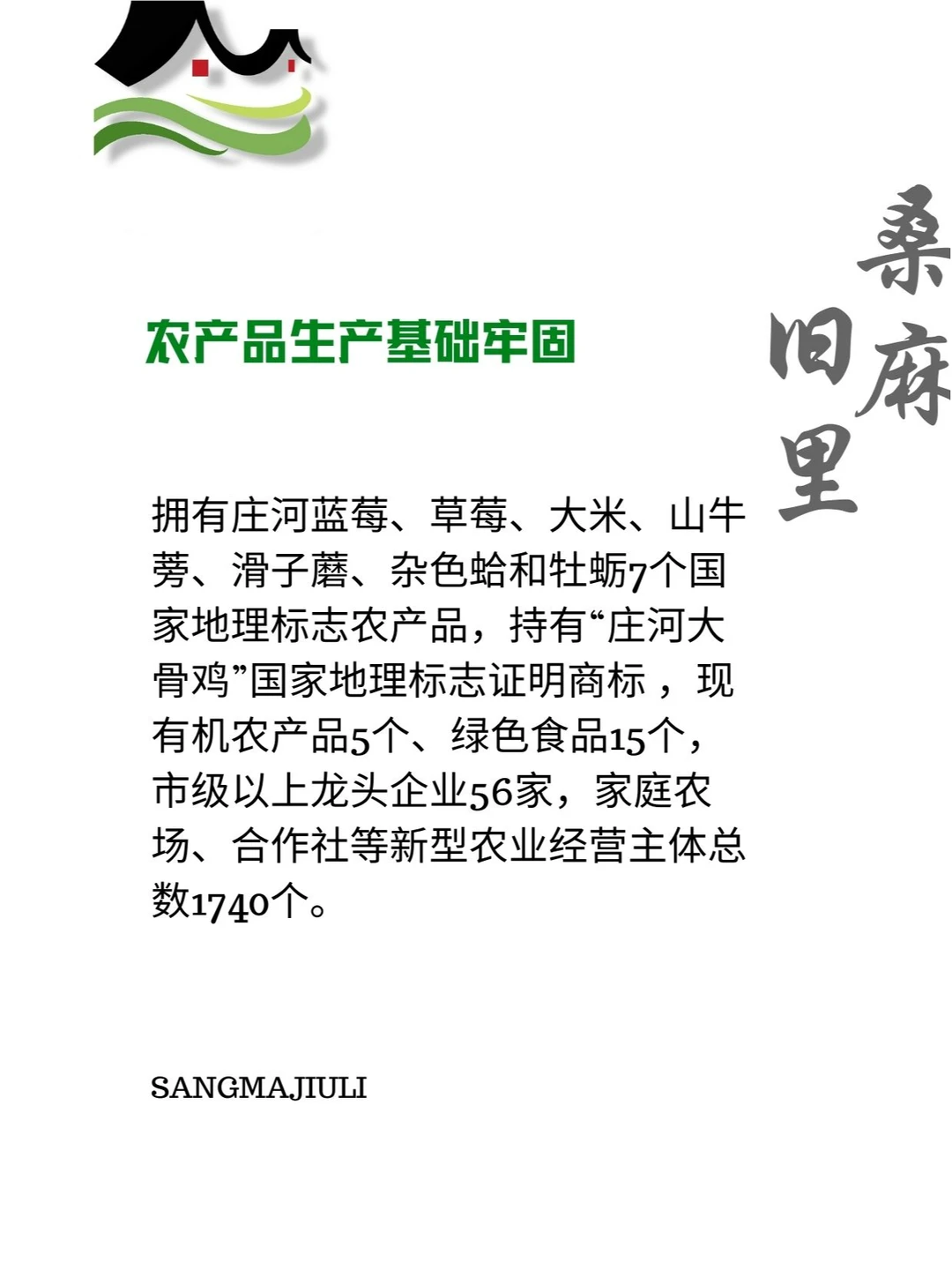 农副产品生产加工总体情况