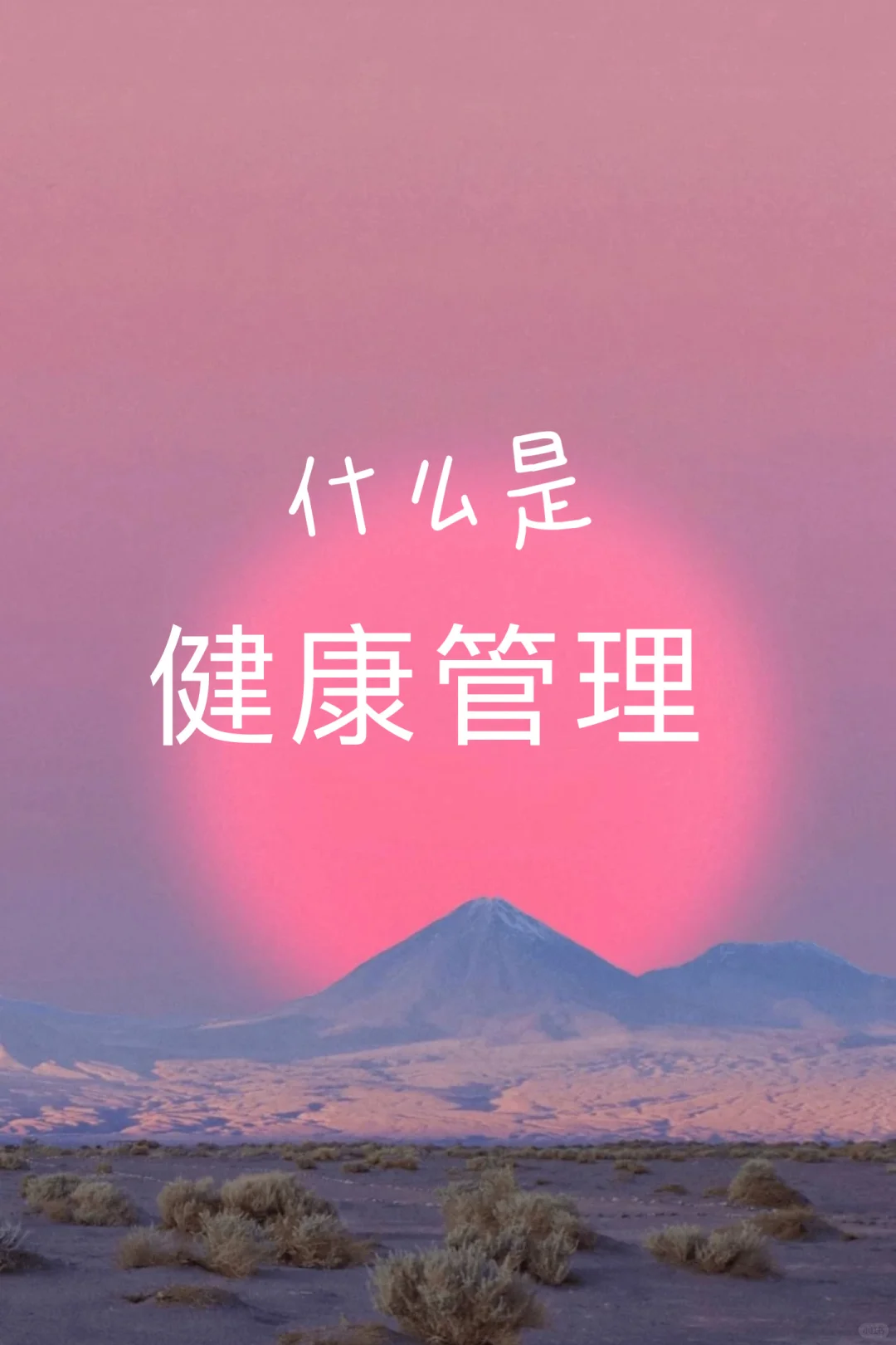 什么是健康管理❓