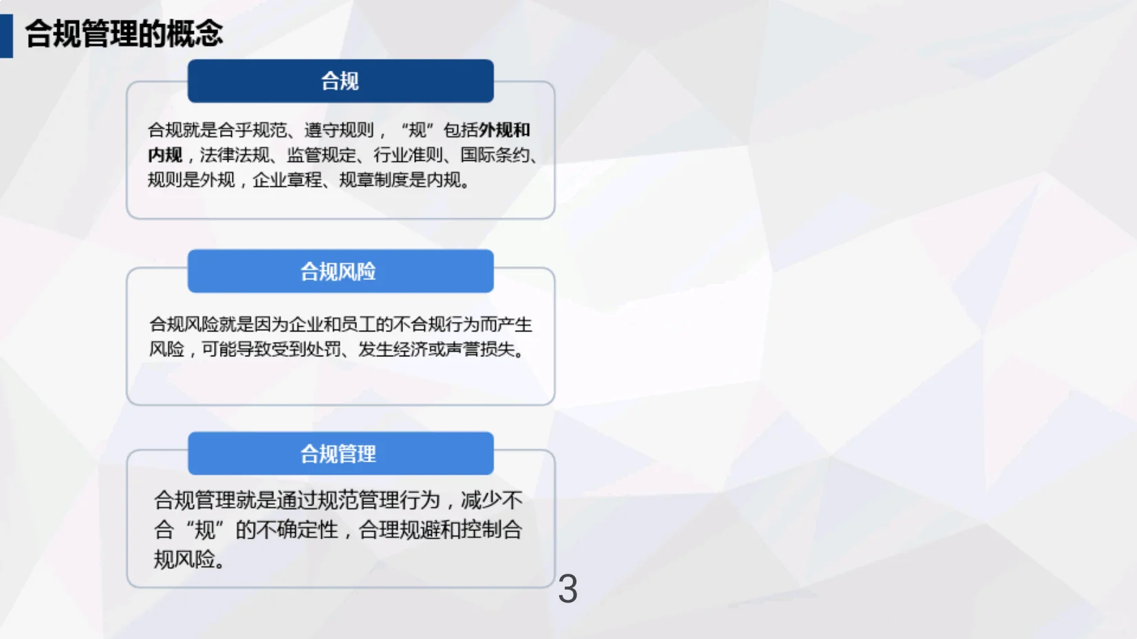 公司合规管理体系建设