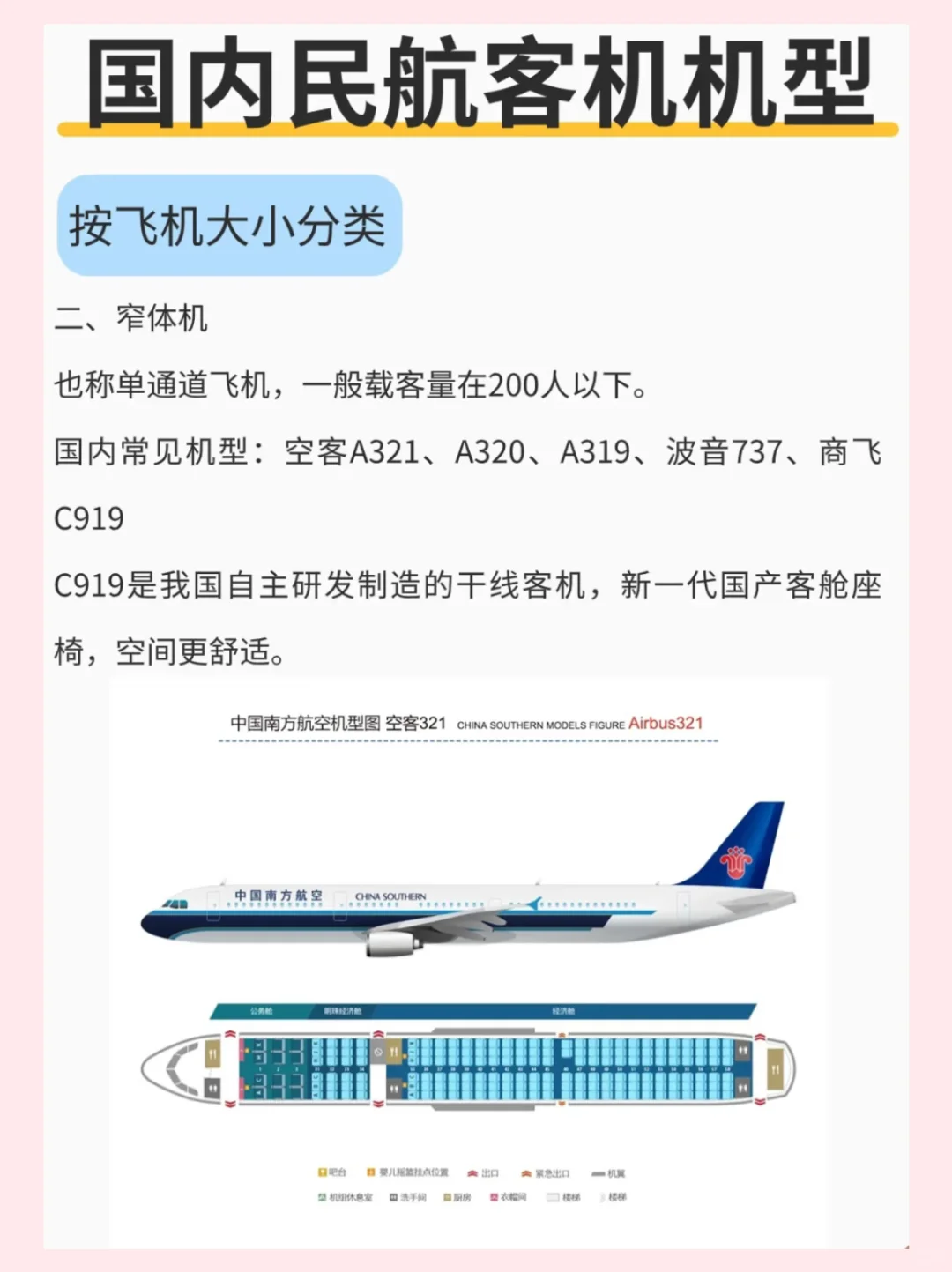国内民航客机飞机机型分类？如何选座？
