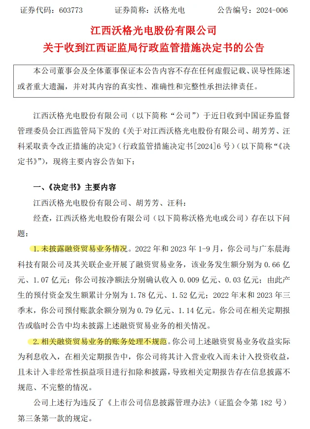 注会审计案例：融资性贸易业务