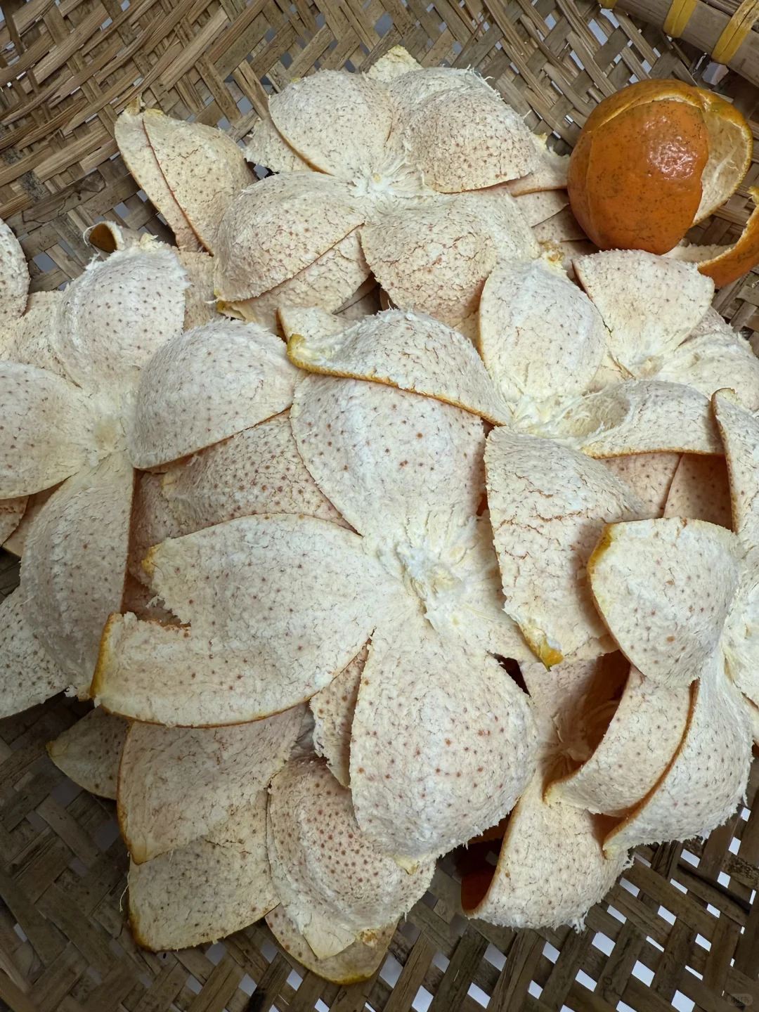 亲手剥的川橘皮～