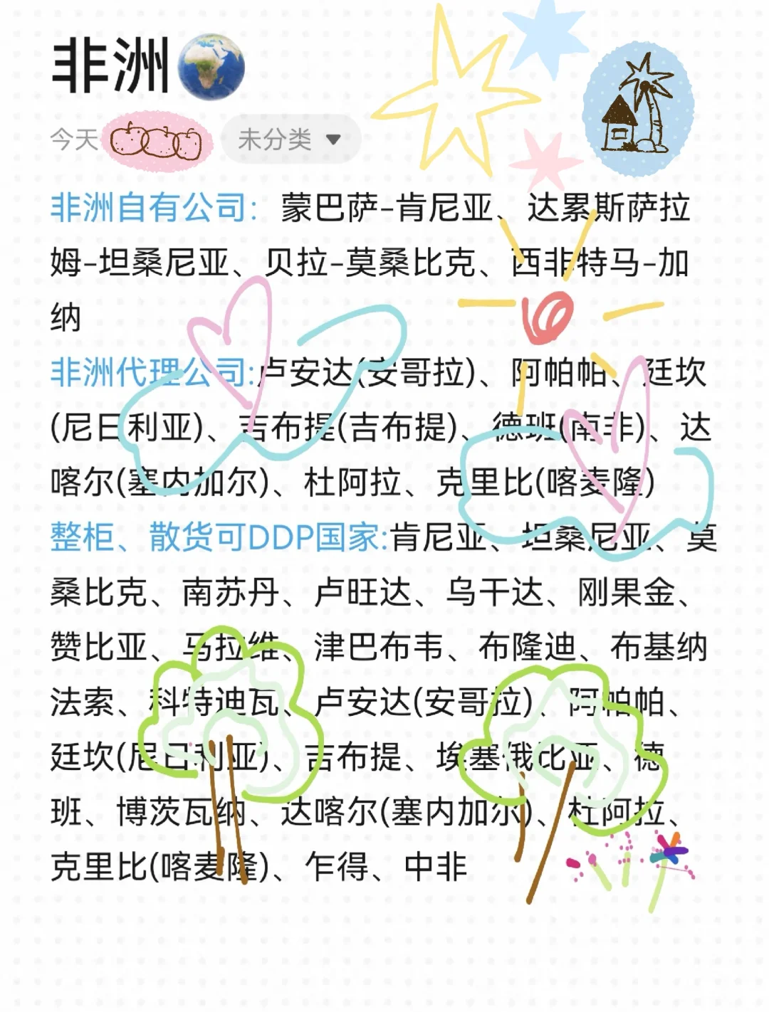 非洲DDP双清到门