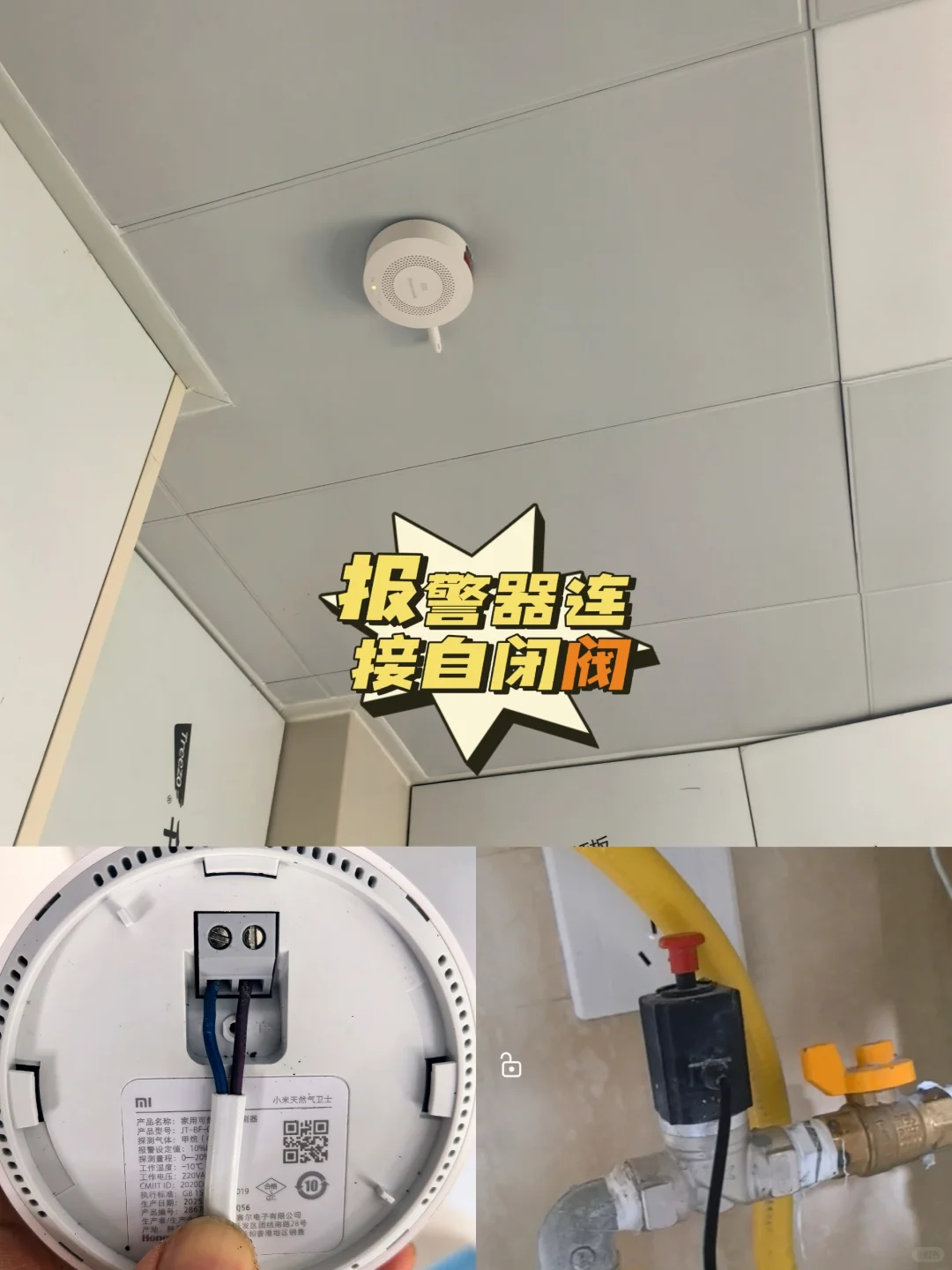 ⚠️“会尖叫的报警器+会自宫的阀门”组合
