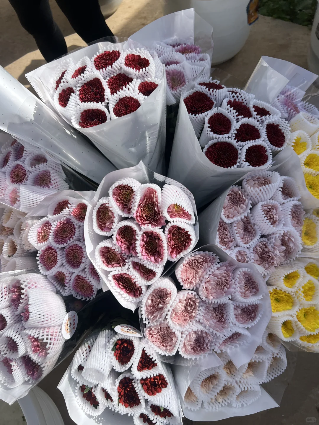 一天单头上花量500把～