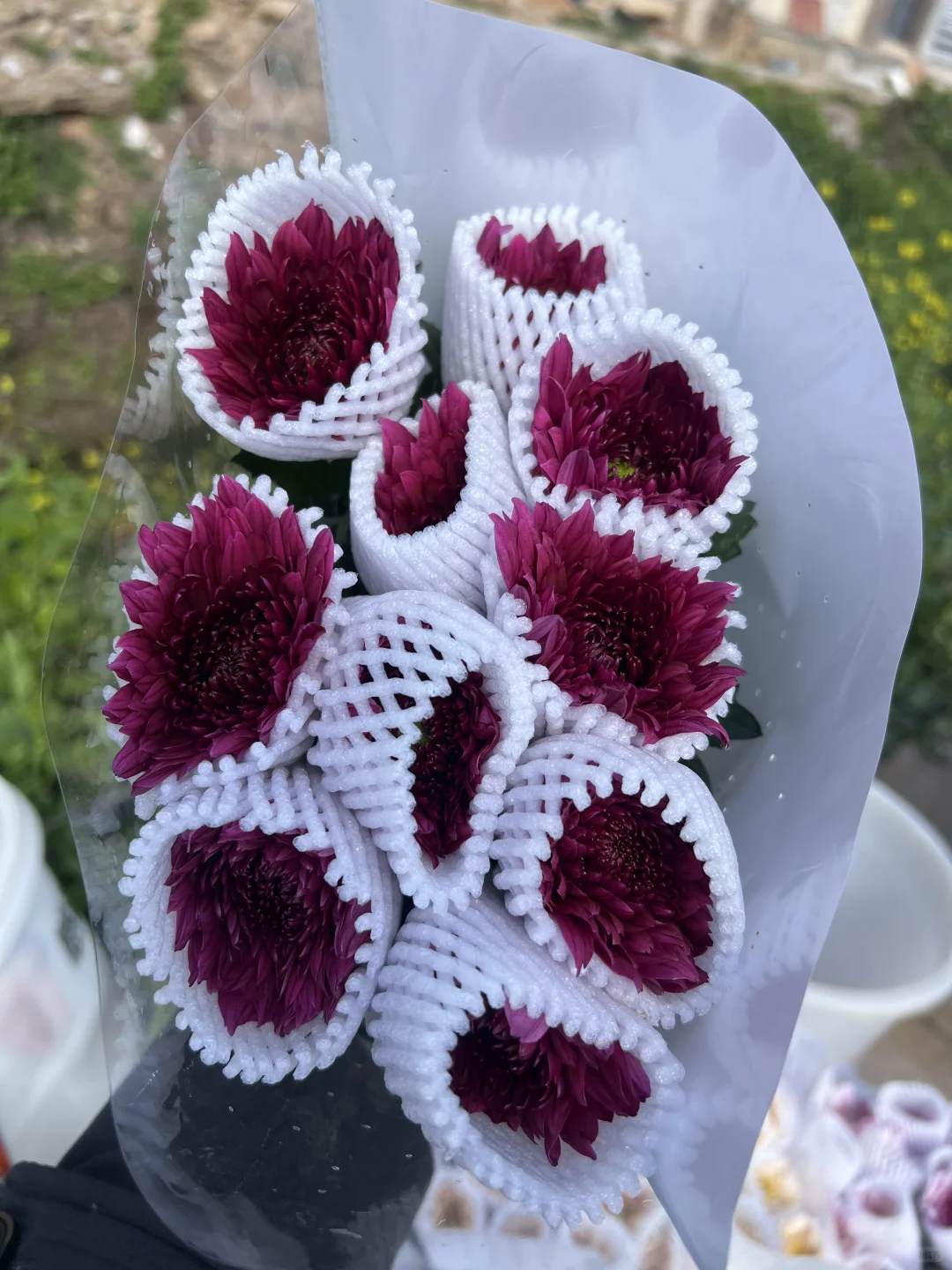 一天单头上花量500把～