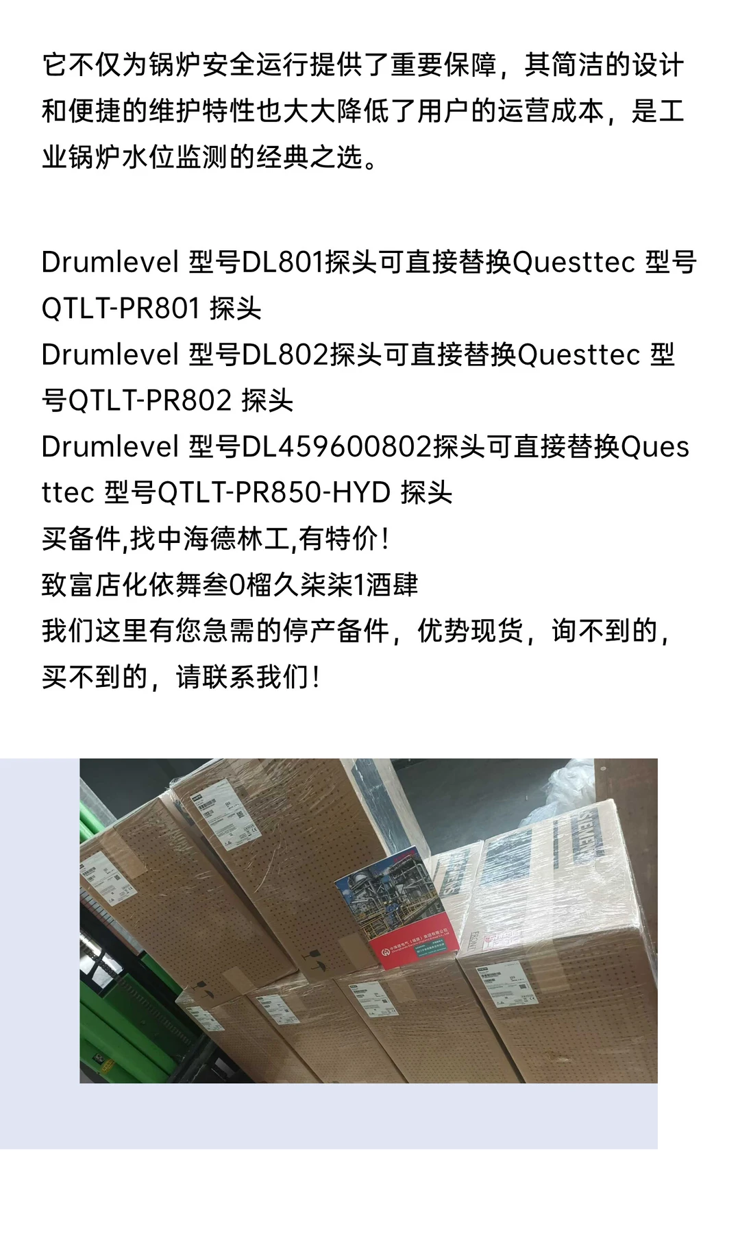 DL801汽包水位探头技术解析