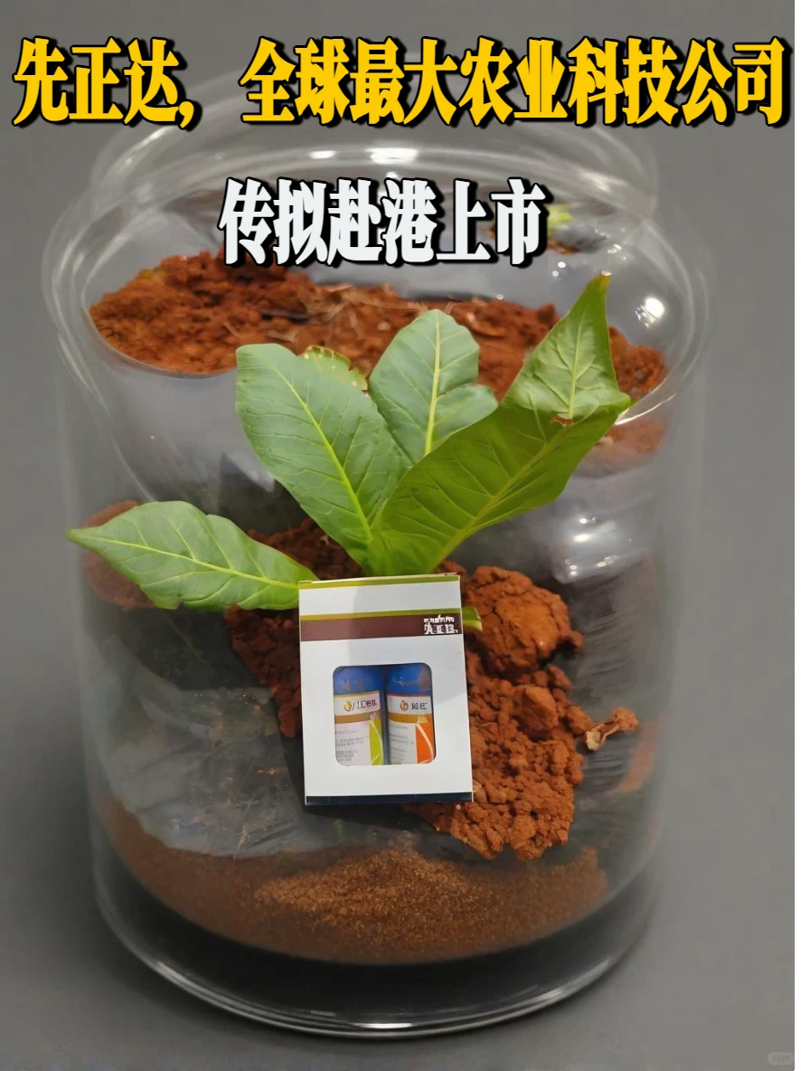 先正达，全球最大农业科技公司，拟赴港上市