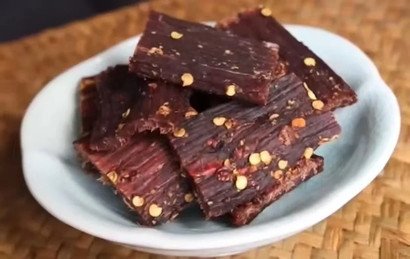 现烤牛肉干