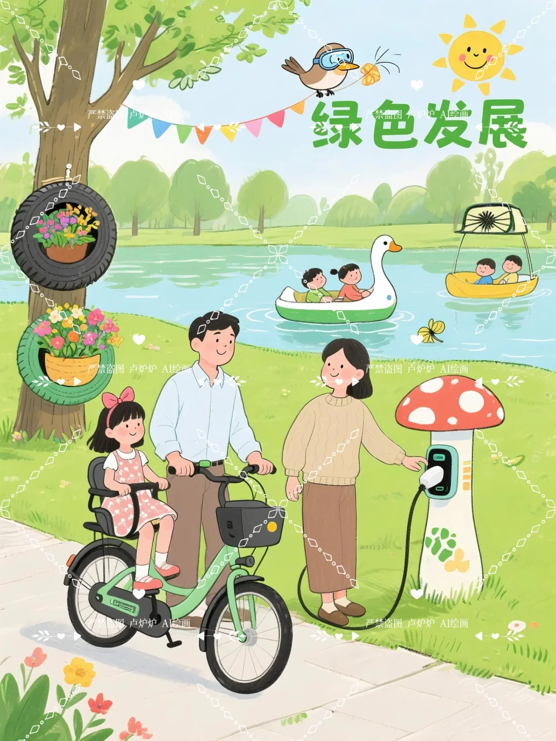 绿色发展 | 电动出行绘就家庭乐游新图景