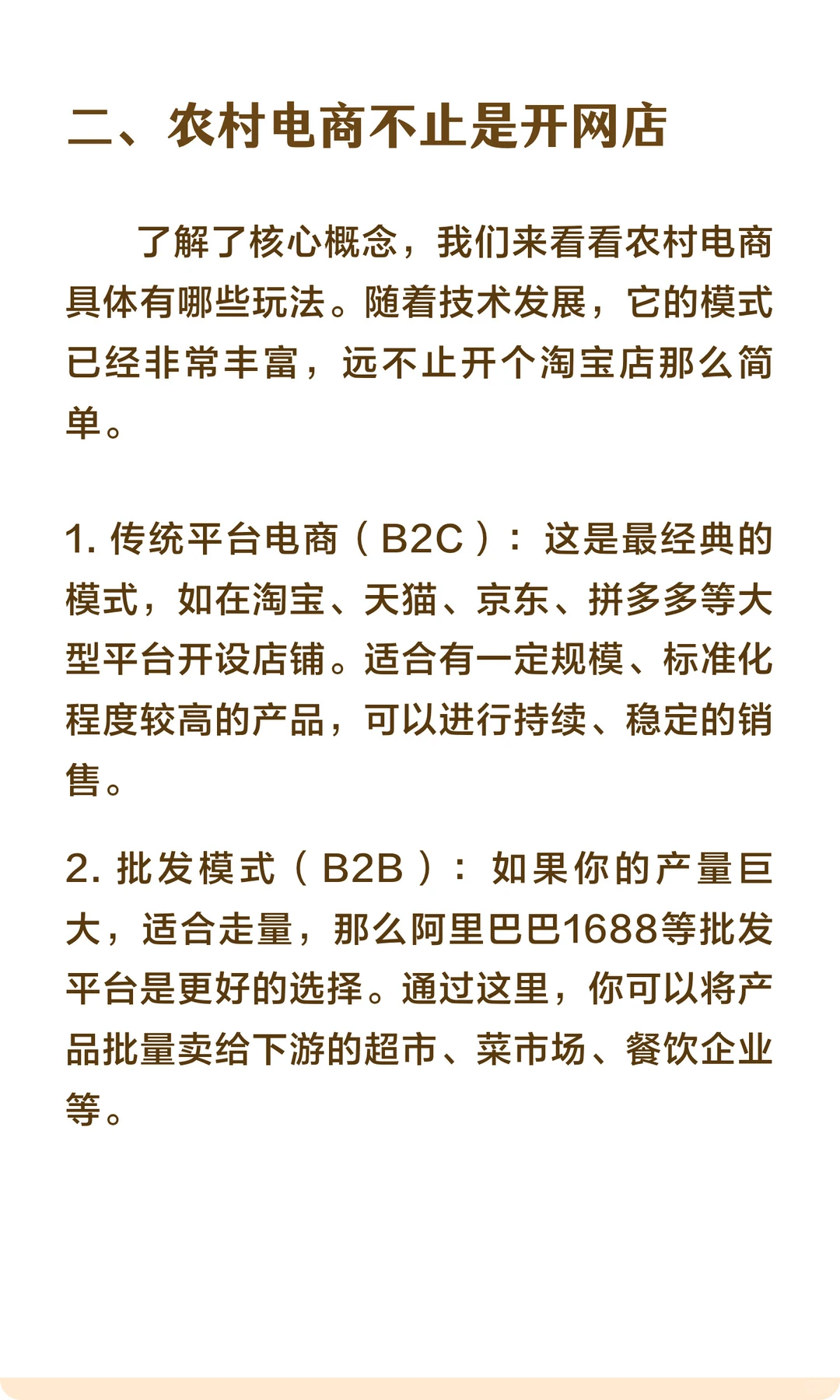 什么是“农村电商”？