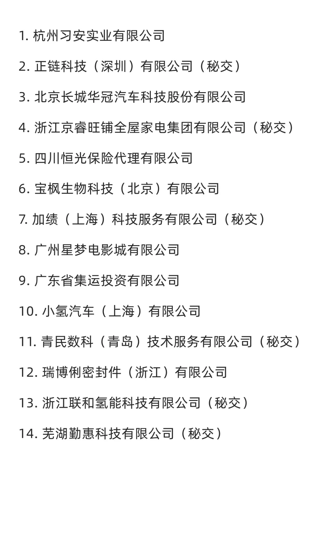 截至10月11日，证监会公示美国上市备案情况
