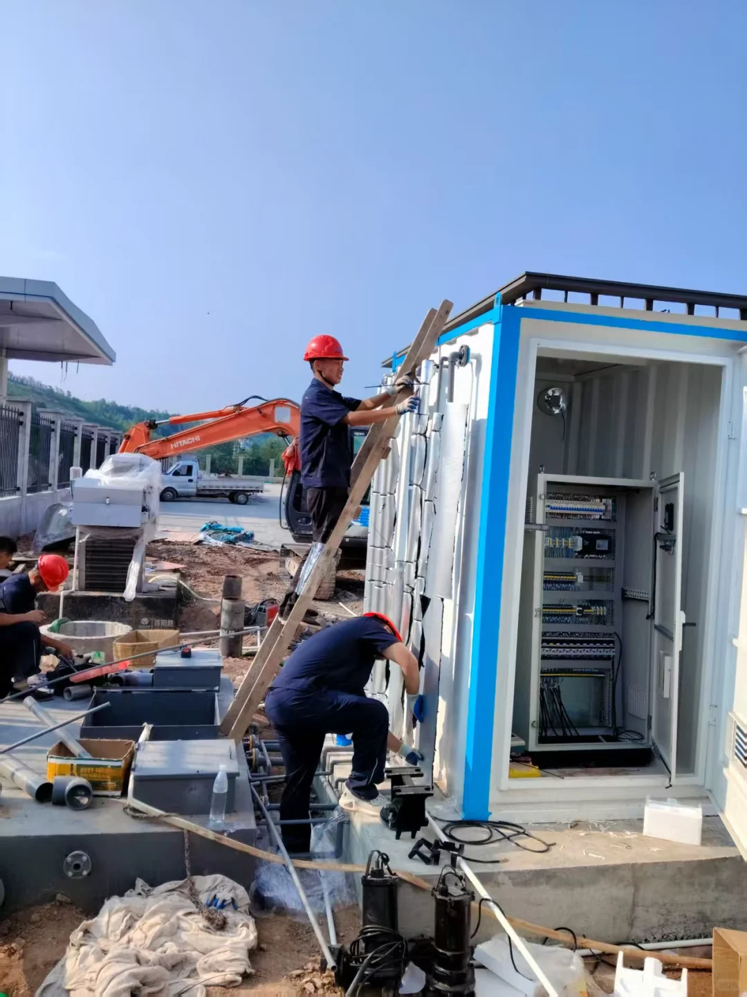 一体化污水设备安装