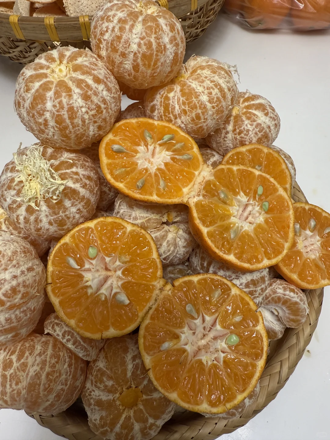 亲手剥的川橘皮～